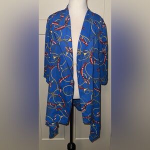 Feratelli Sharkbite Hemline Asymmetrical Zip Tunic